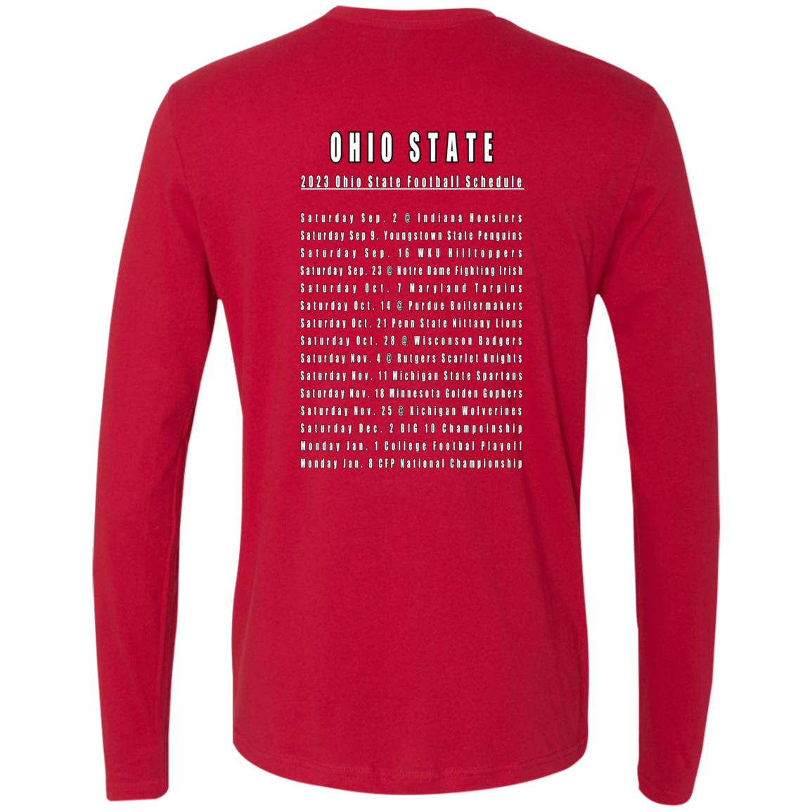 PJOHIO Ohio State Men's Premium LS