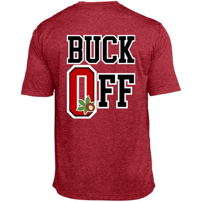 BUCK OFF Ohio State Heather Performance Tee