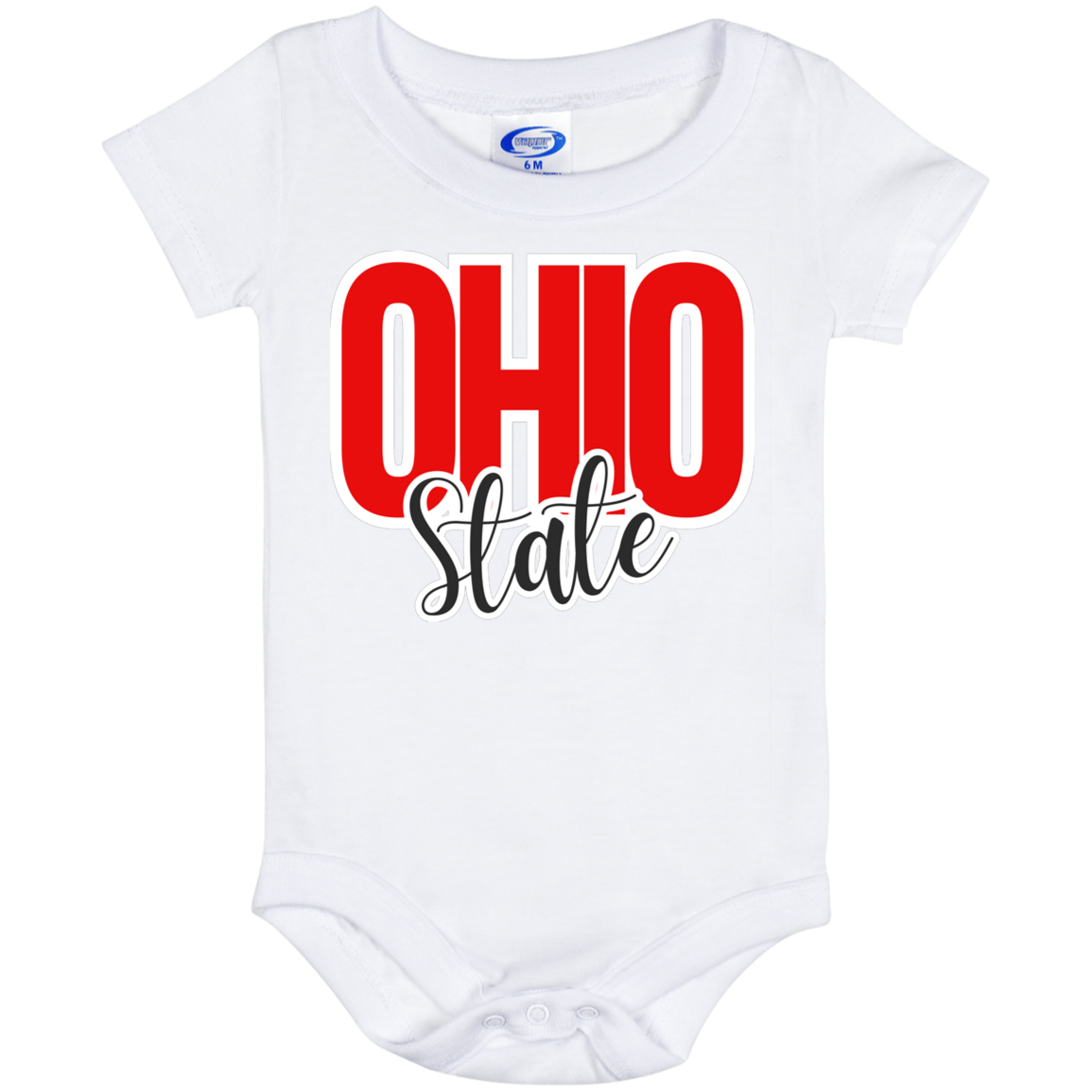 OSTATE Ohio State Baby Onesie 6 Month