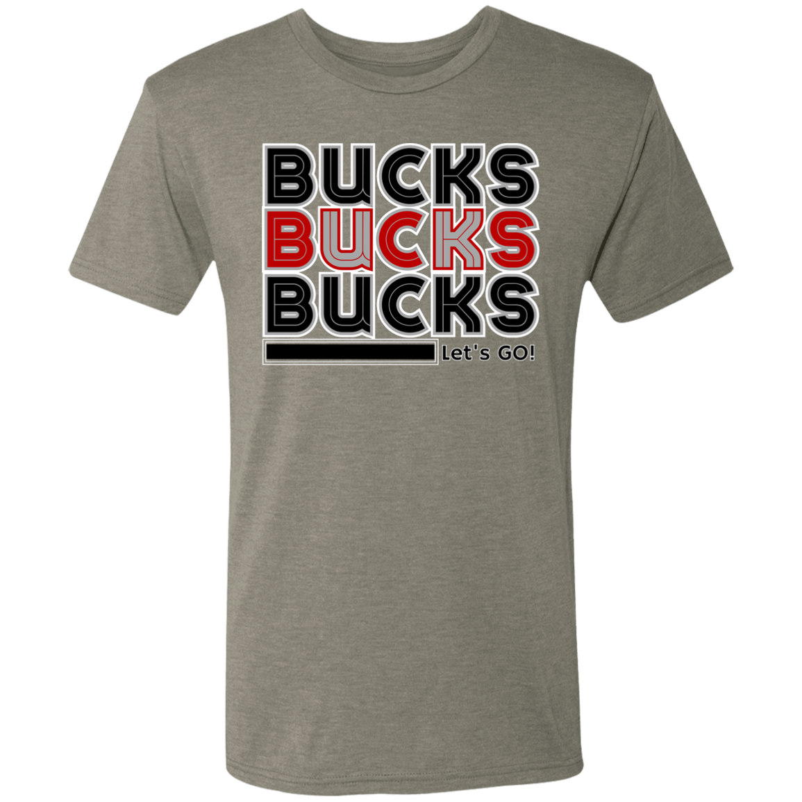 BUCKS Ohio State Men's Triblend T-Shirt