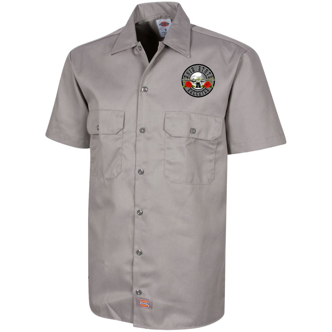 OBSESSION Ohio State Dickies Men's Short Sleeve Workshirt