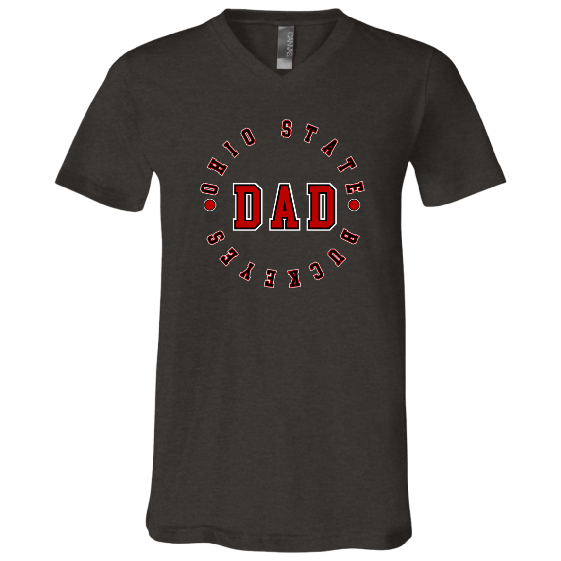 DAD Ohio State Unisex Jersey SS V-Neck T-Shirt