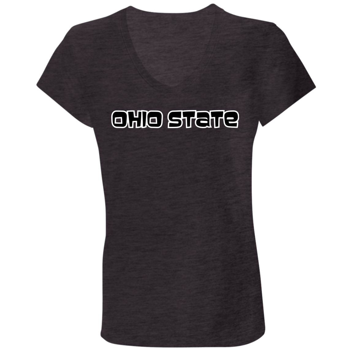 80'S CLASSIC Ohio State Classic Ladies' Jersey V-Neck T-Shirt