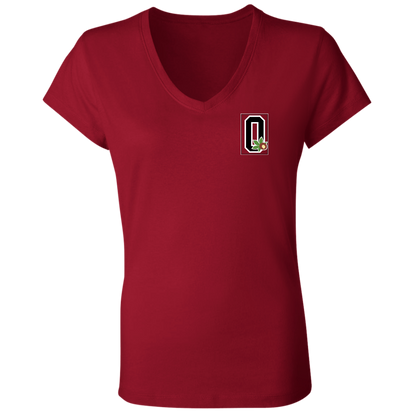 GIVEN'S Ohio State Ladies' Jersey V-Neck T-Shirt