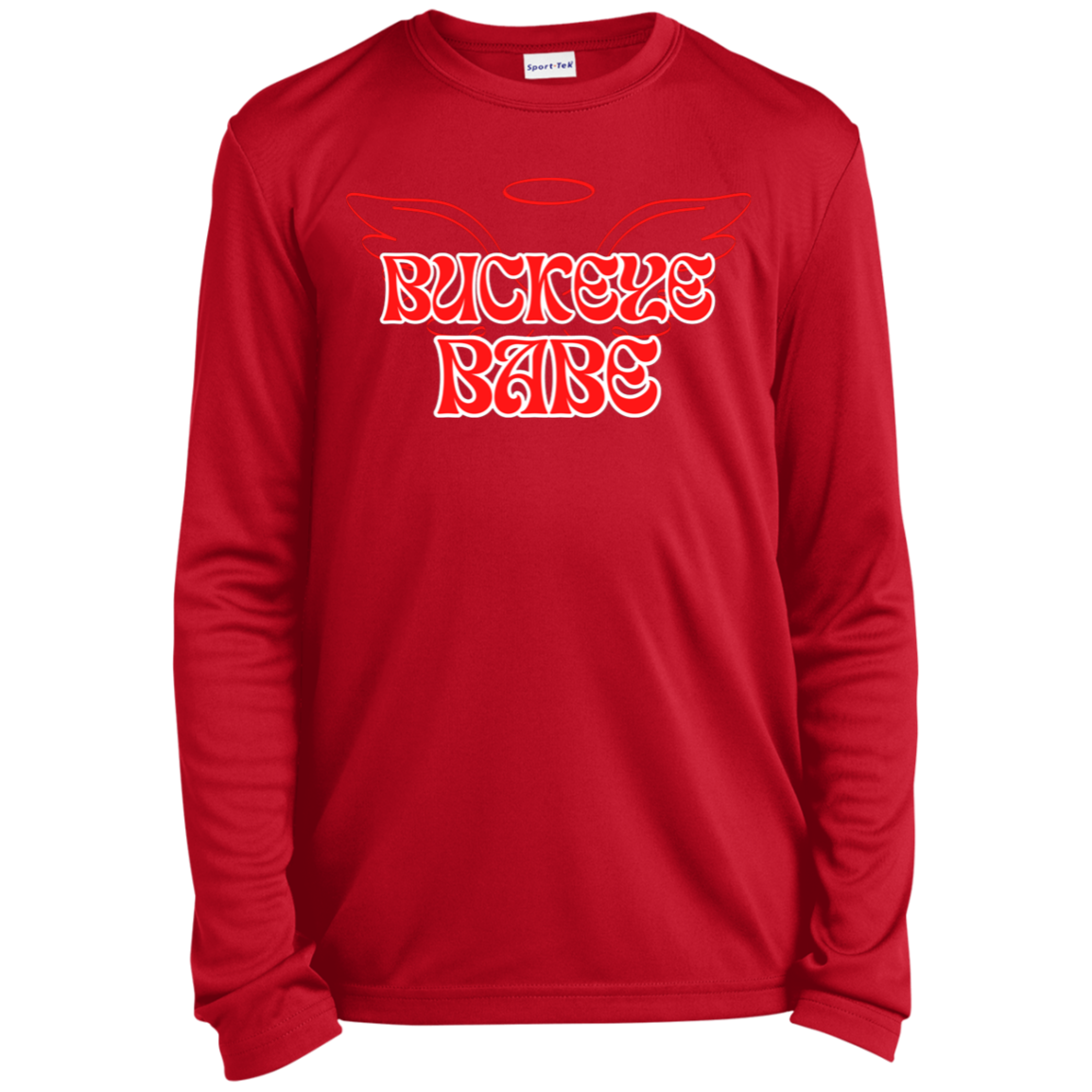 BABE Ohio State Youth Long Sleeve Performance Tee