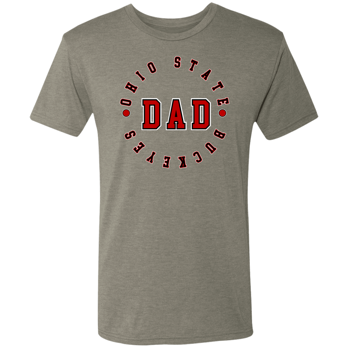 DAD Ohio State Men's Triblend T-Shirt