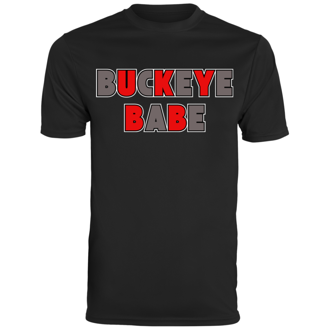 BUCKBABE Ohio State Youth Moisture-Wicking Tee