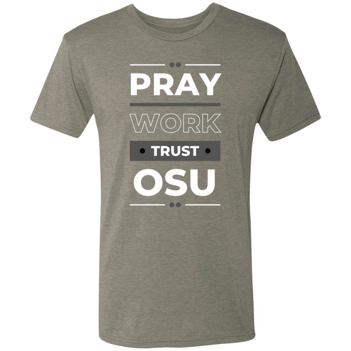 PRAY Ohio State Men's Triblend T-Shirt