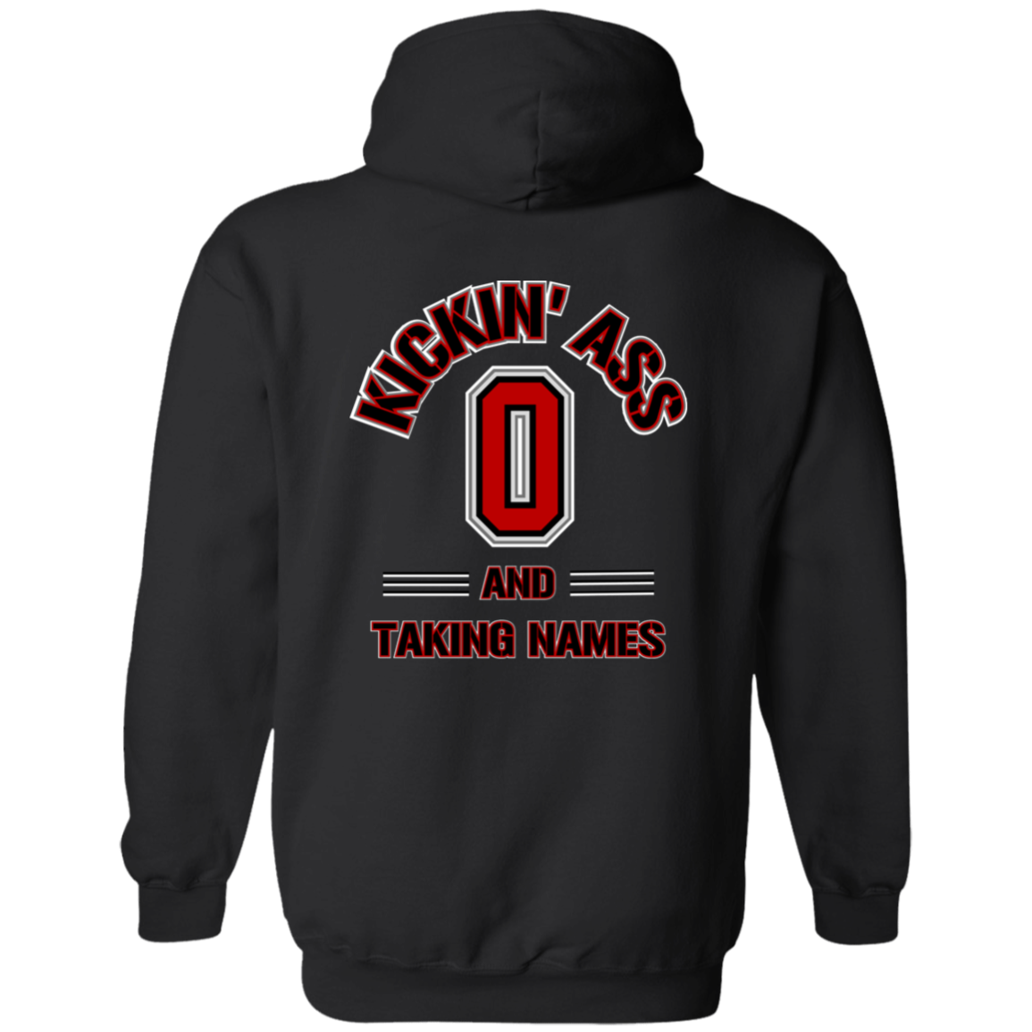 KICKIN Ohio State Zip Up Hooded Sweatshirt