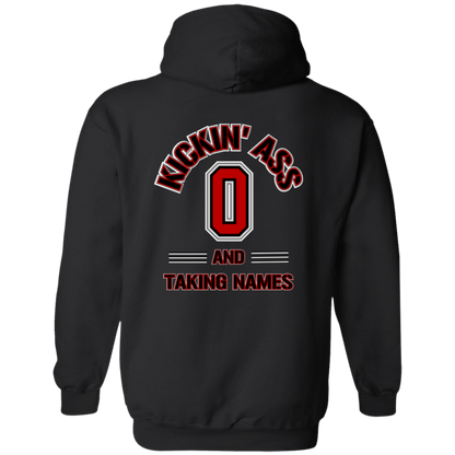 KICKIN Ohio State Zip Up Hooded Sweatshirt