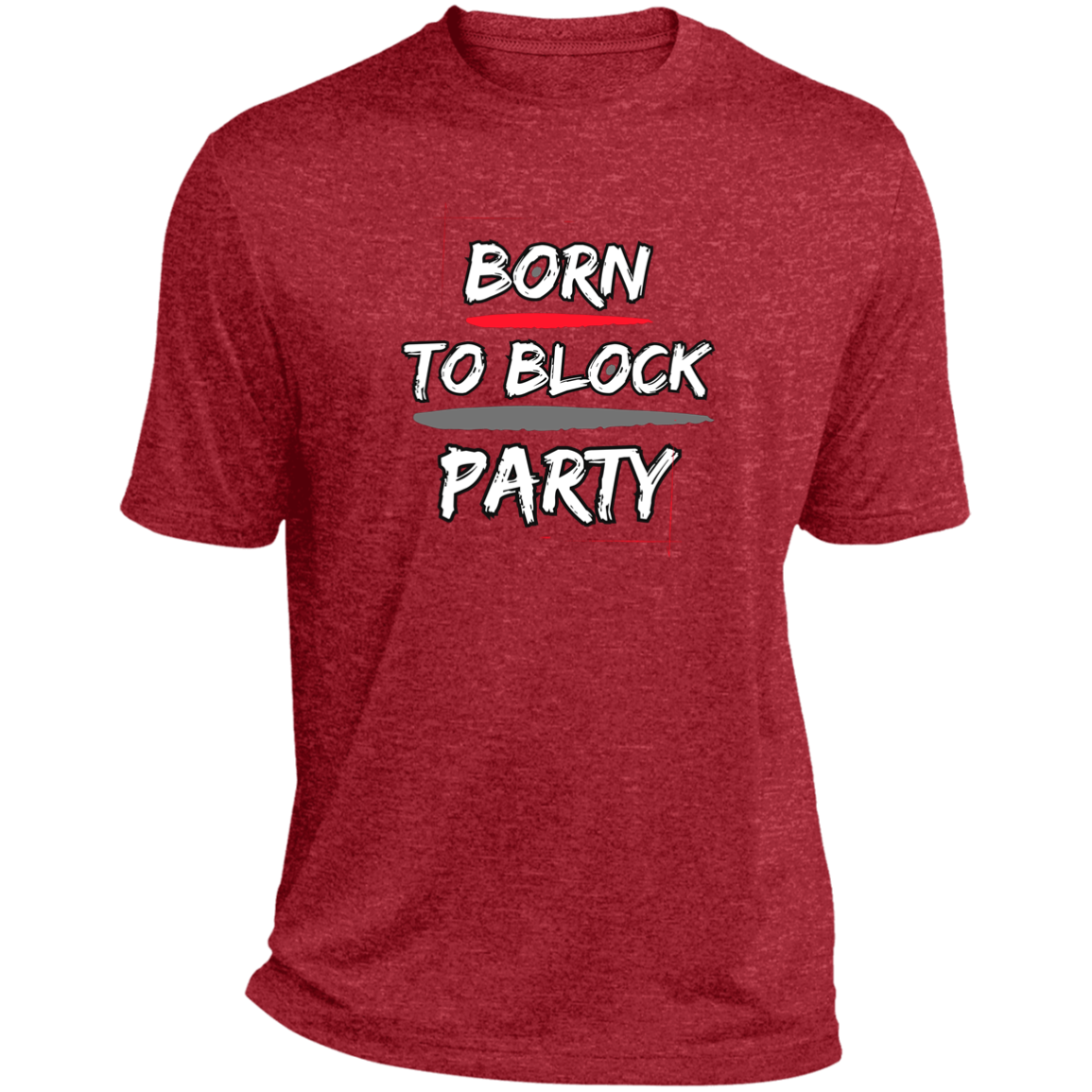 BLOCKPARTY Ohio State Heather Performance Tee