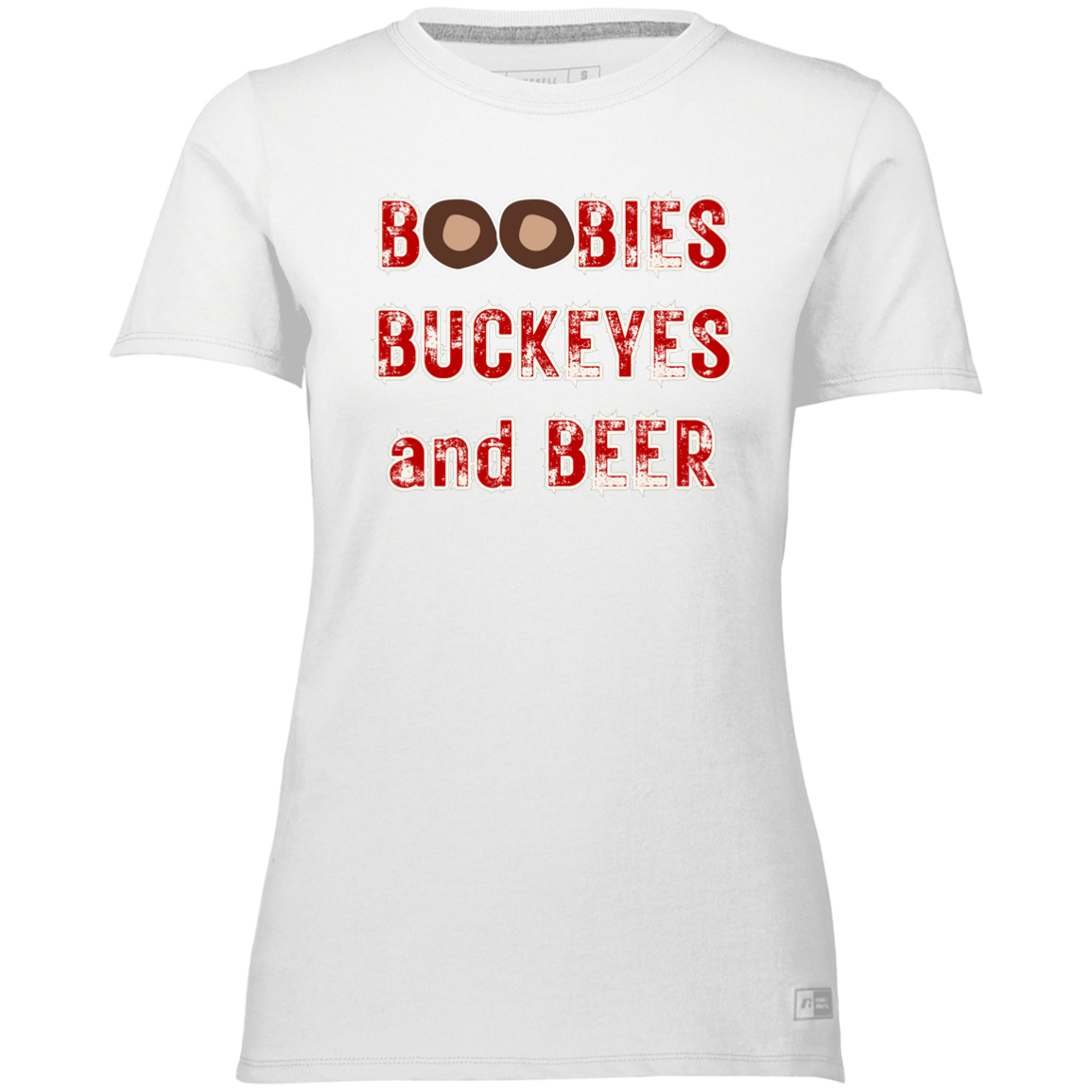 BOOBIES Ohio State Ladies’ Essential Dri-Power Tee