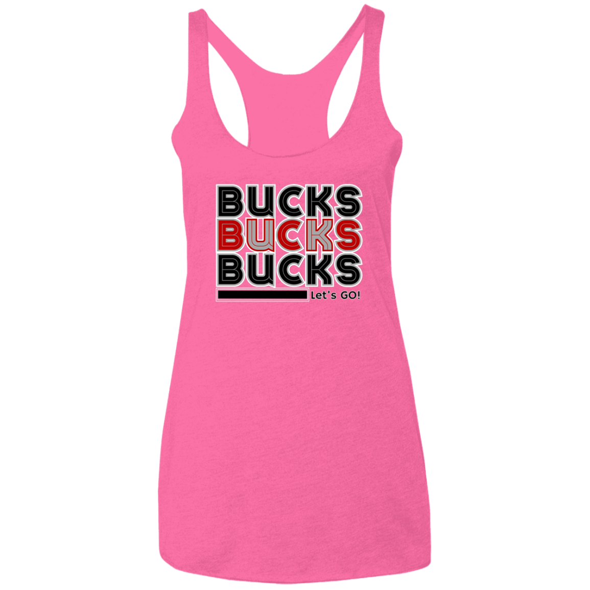 BUCKS Ohio State Ladies' Triblend Racerback Tank