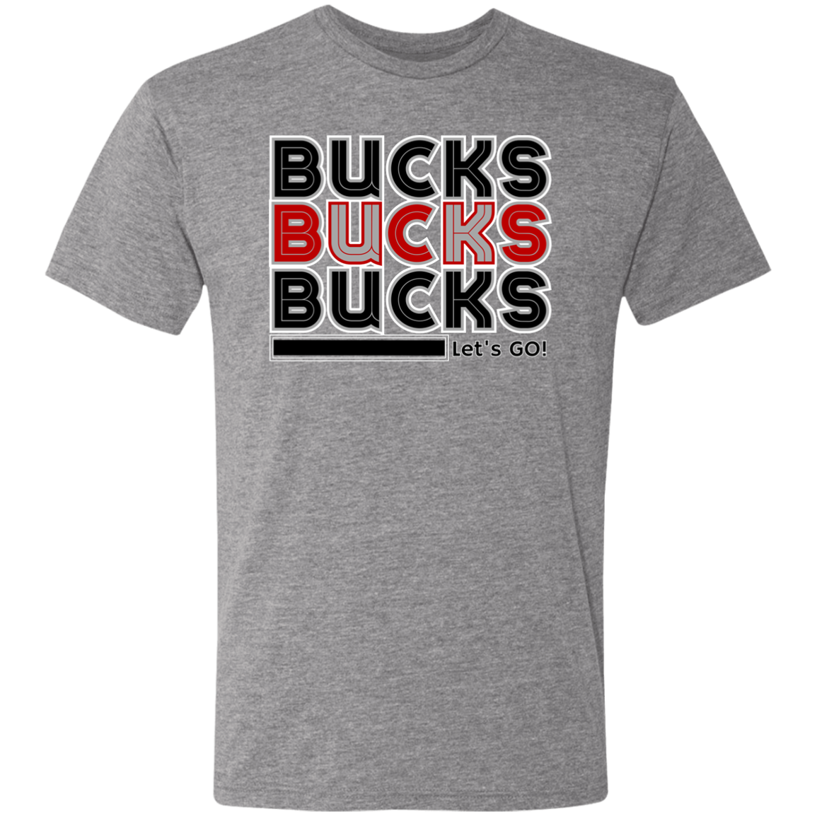 BUCKS Ohio State Men's Triblend T-Shirt