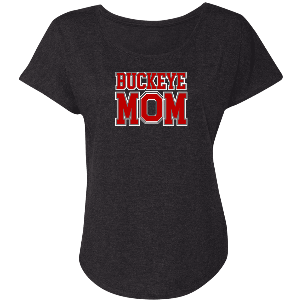 BM Ohio State Ladies' Triblend Dolman Sleeve