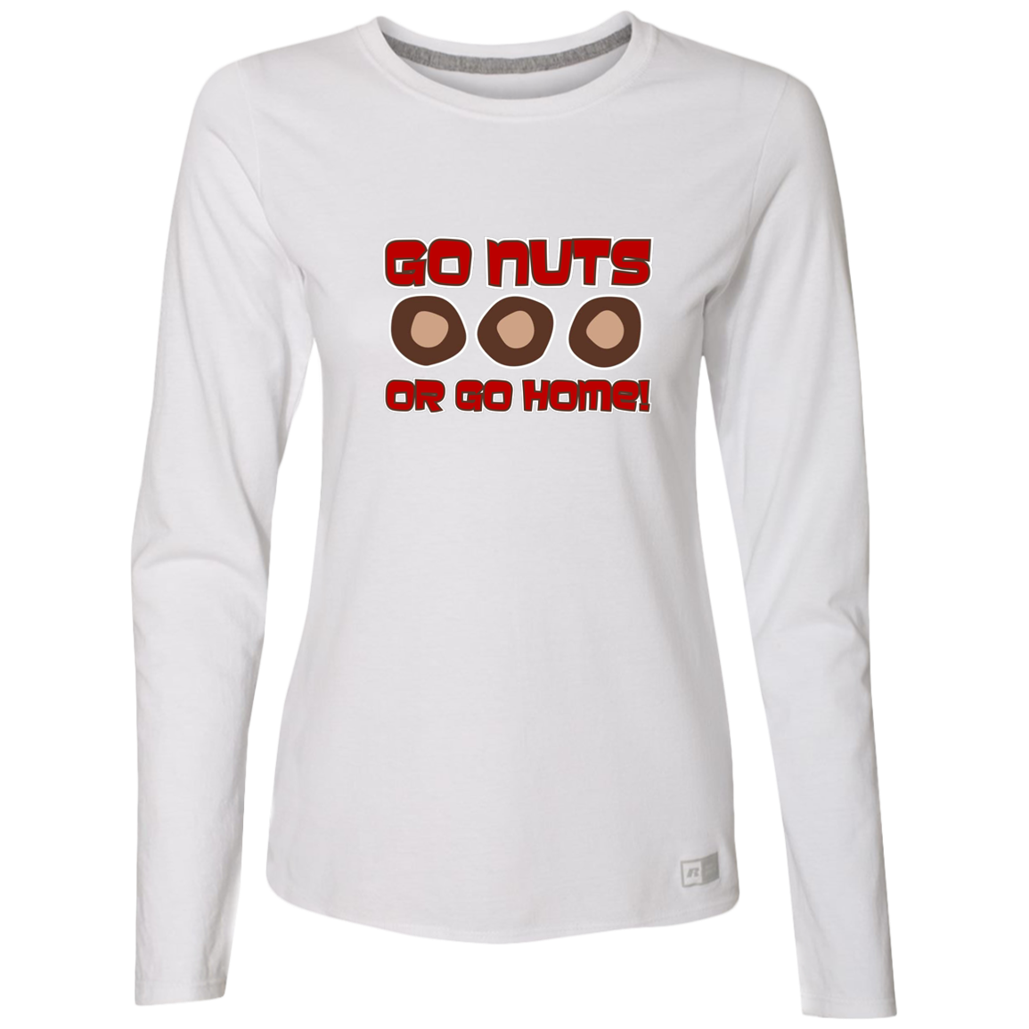 NUTS Ohio State Ladies’ Essential Dri-Power Long Sleeve Tee