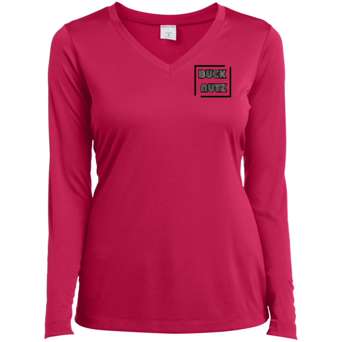 TANK NIGHT Ohio State Ladies’ Long Sleeve Performance V-Neck Tee