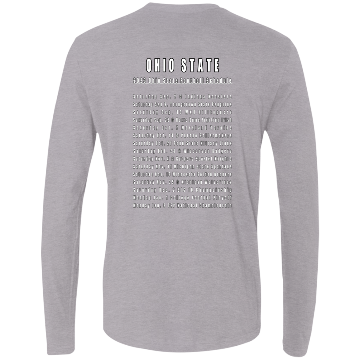 PJOHIO Ohio State Men's Premium LS