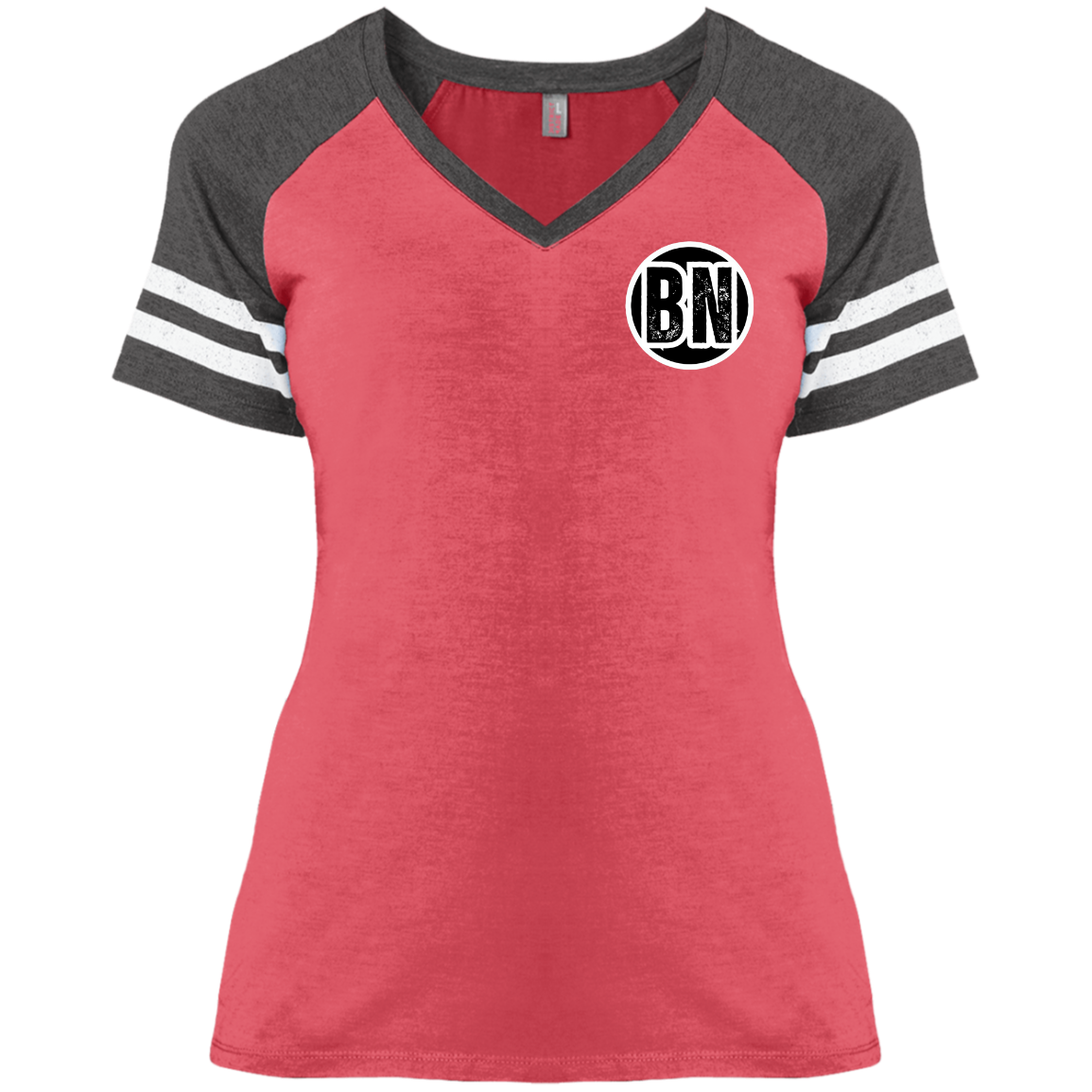 BUCK OFF Ohio State Ladies' Game V-Neck T-Shirt