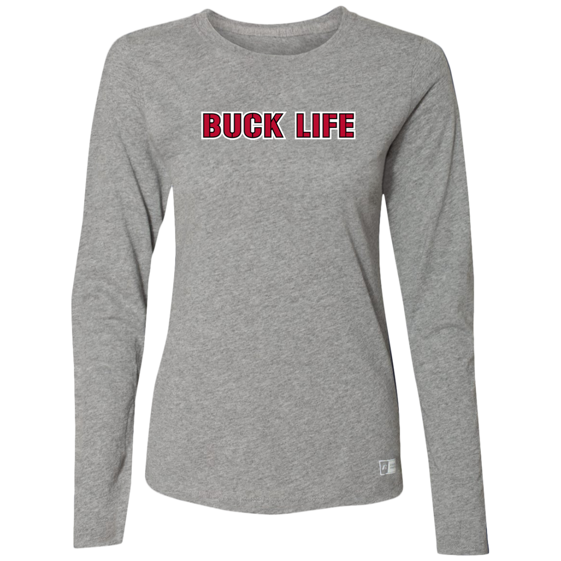 BUCKLIFE Ohio State Ladies’ Essential Dri-Power Long Sleeve Tee