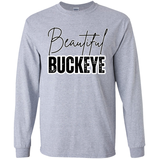 BEAUTIFUL Ohio State Youth LS T-Shirt