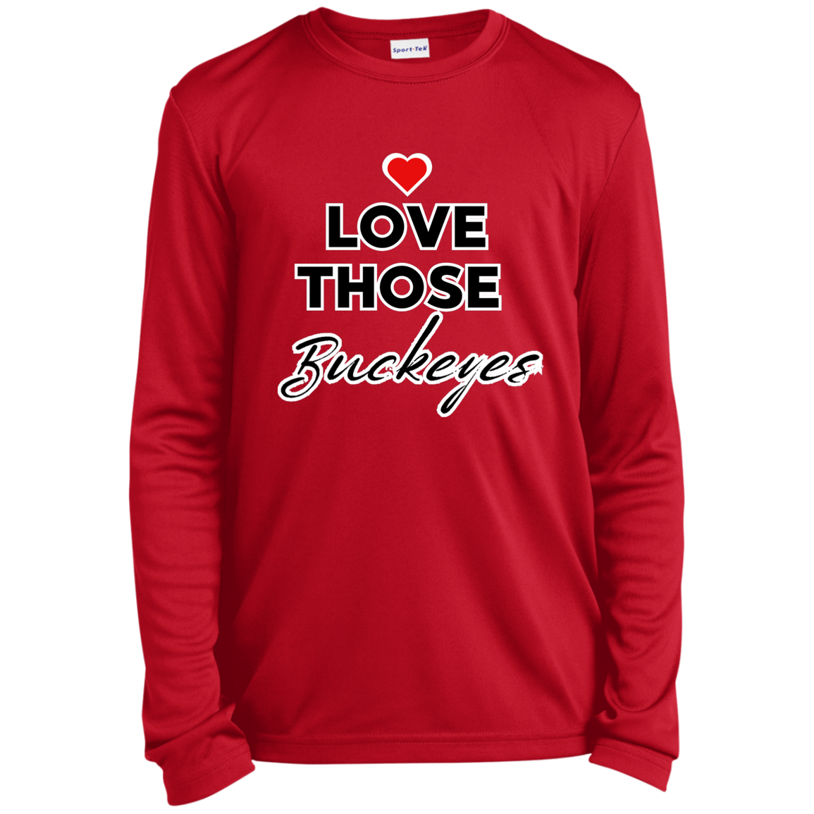 THOSE Ohio State Youth Long Sleeve Performance Tee