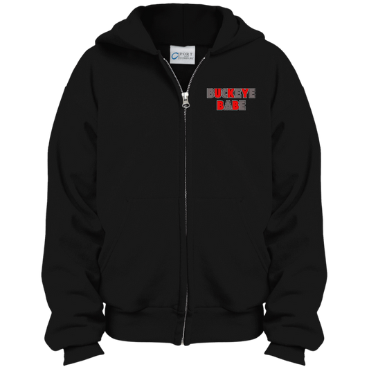 BUCKBABE Ohio State Youth Full Zip Hoodie