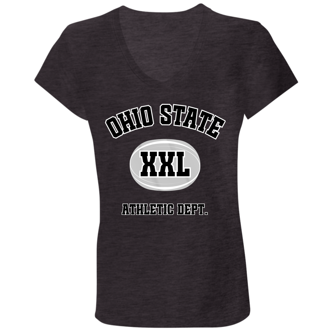 ATHLETICS Ohio State Ladies' Jersey V-Neck T-Shirt