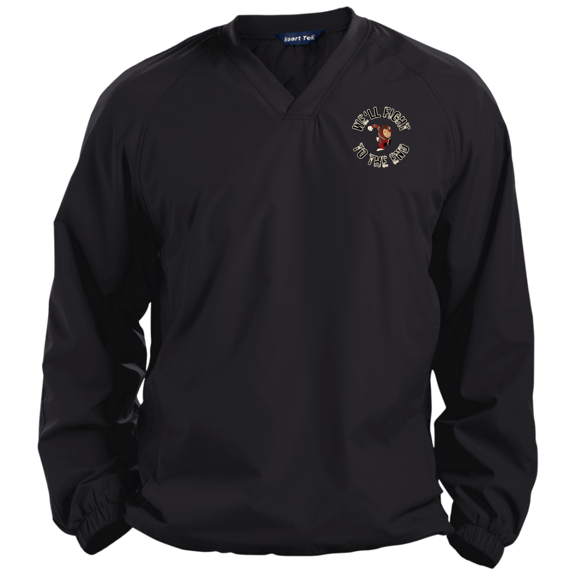 FIGHT Ohio State Pullover V-Neck Windshirt