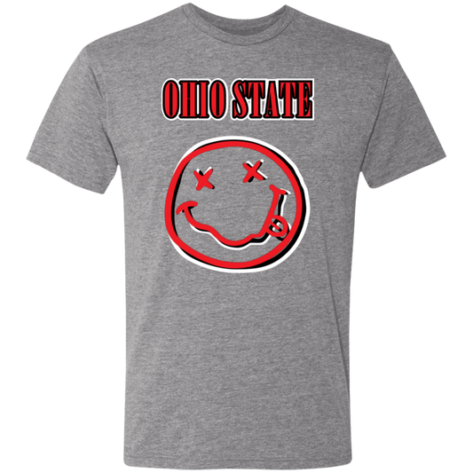 TEAMSPIRIT Ohio State Men's Triblend T-Shirt