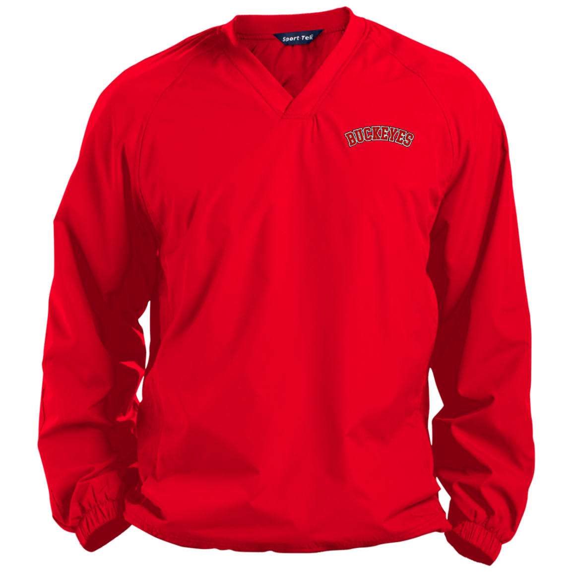 BUCKEYES Ohio State Pullover V-Neck Windshirt