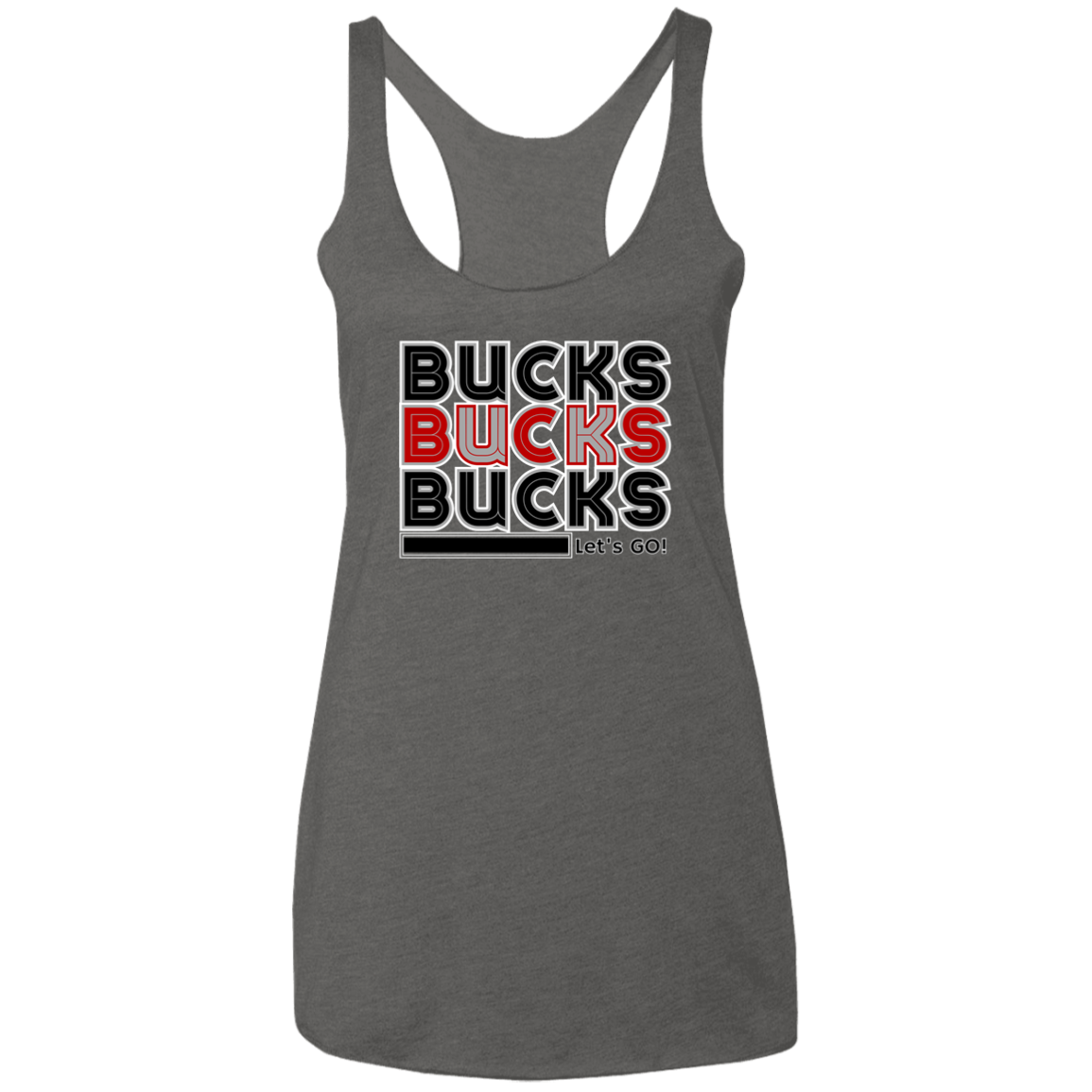 BUCKS Ohio State Ladies' Triblend Racerback Tank