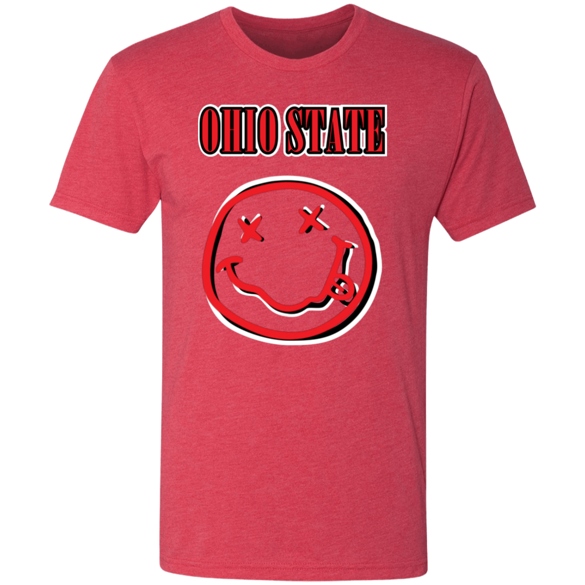 TEAMSPIRIT Ohio State Men's Triblend T-Shirt