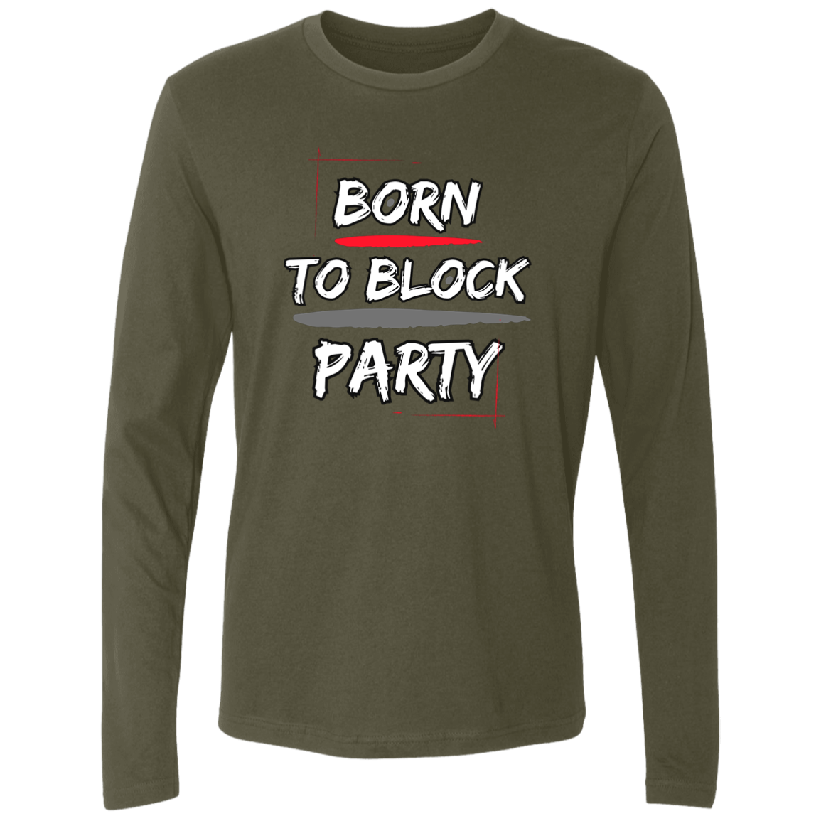 BLOCKPARTY Ohio State Men's Premium LS