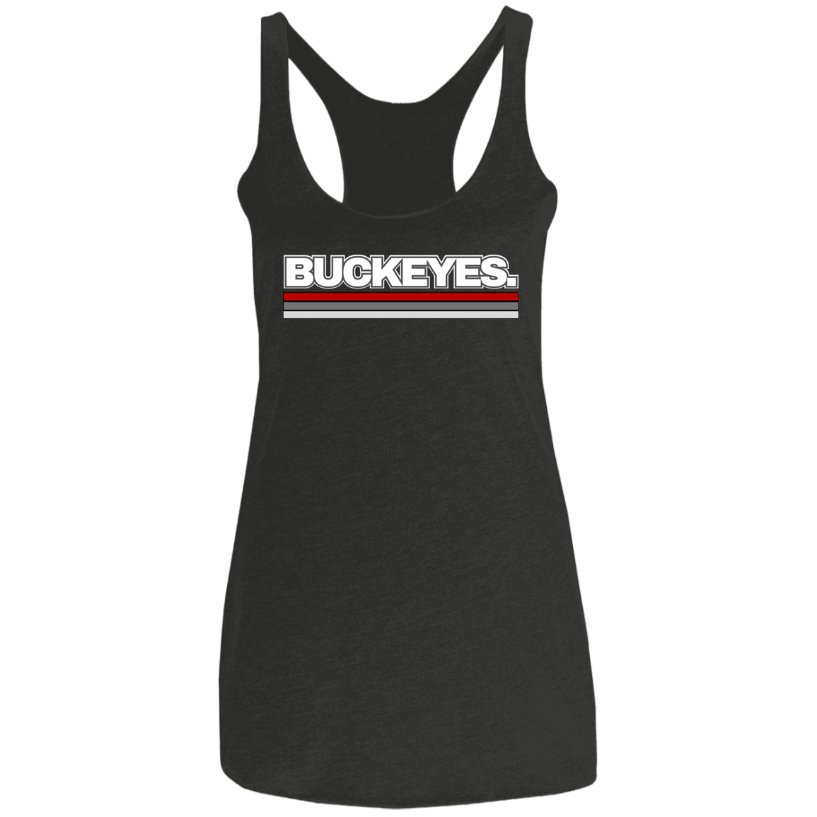 BUCKEYES. Ohio State Ladies' Triblend Racerback Tank