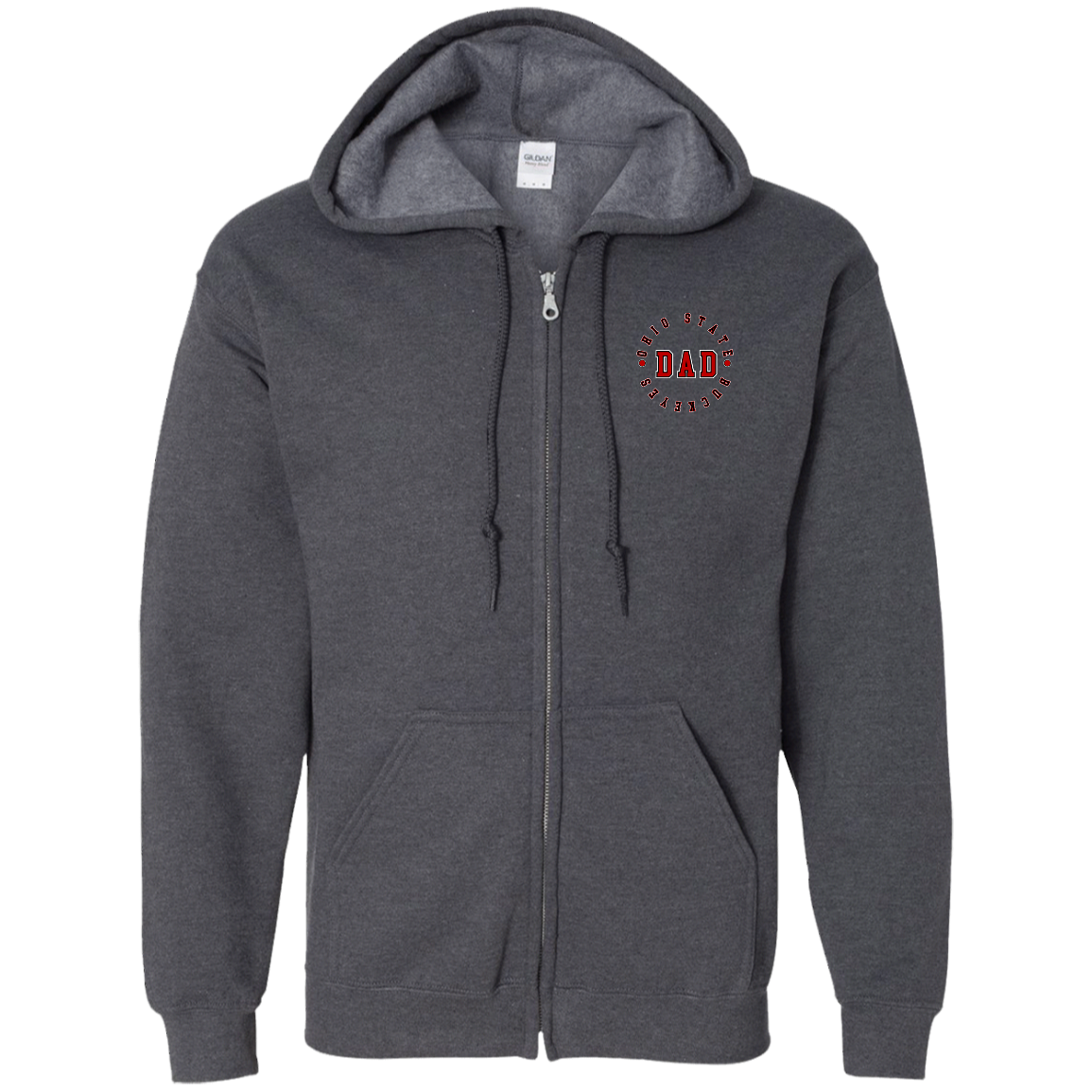 OSUDAD Ohio State Zip Up Hooded Sweatshirt