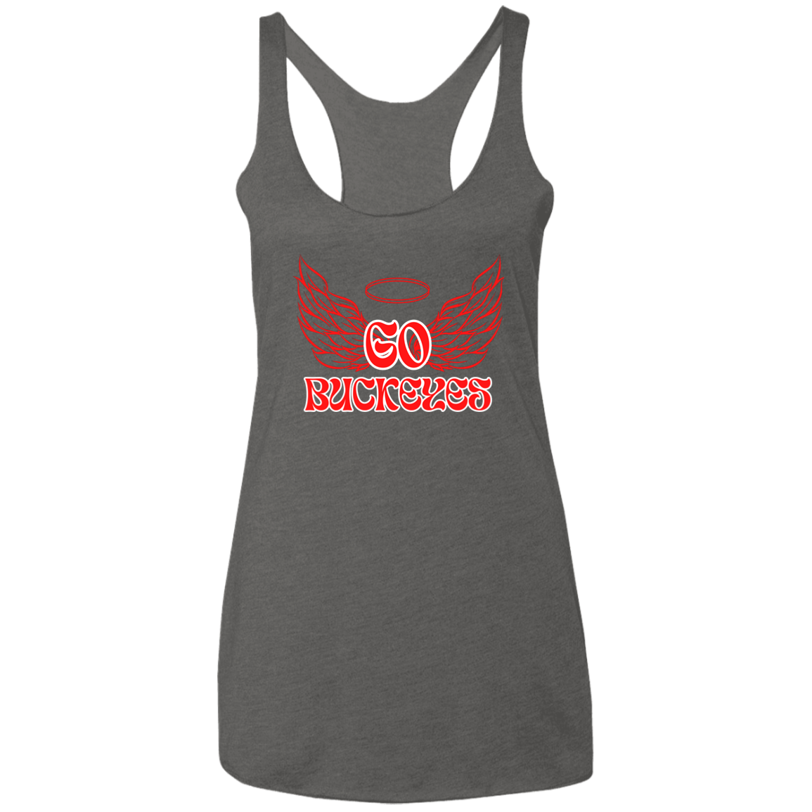 GOBUCKS Ohio State Ladies' Triblend Racerback Tank