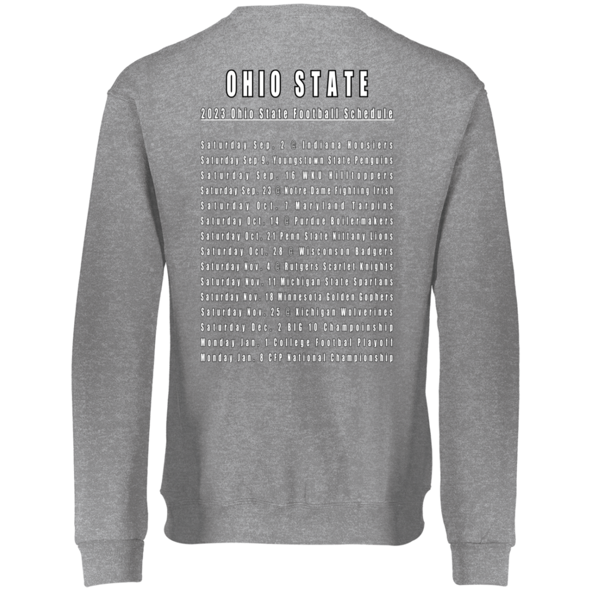 PJOHIO Ohio State Dri-Power Fleece Crewneck Sweatshirt