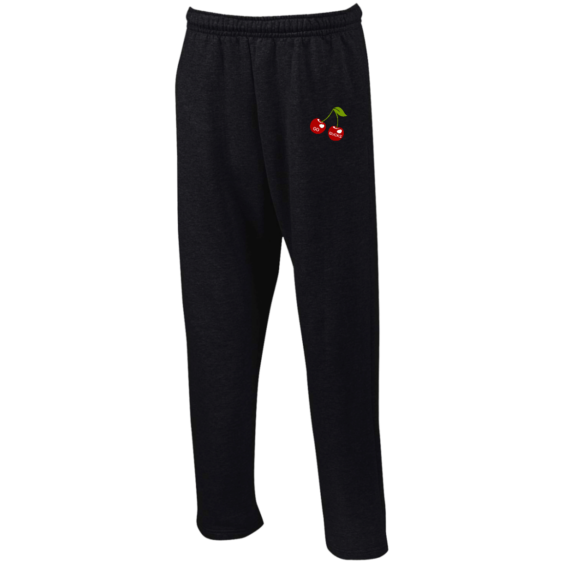 CHERRY Ohio State Open Bottom Sweatpants with Pockets