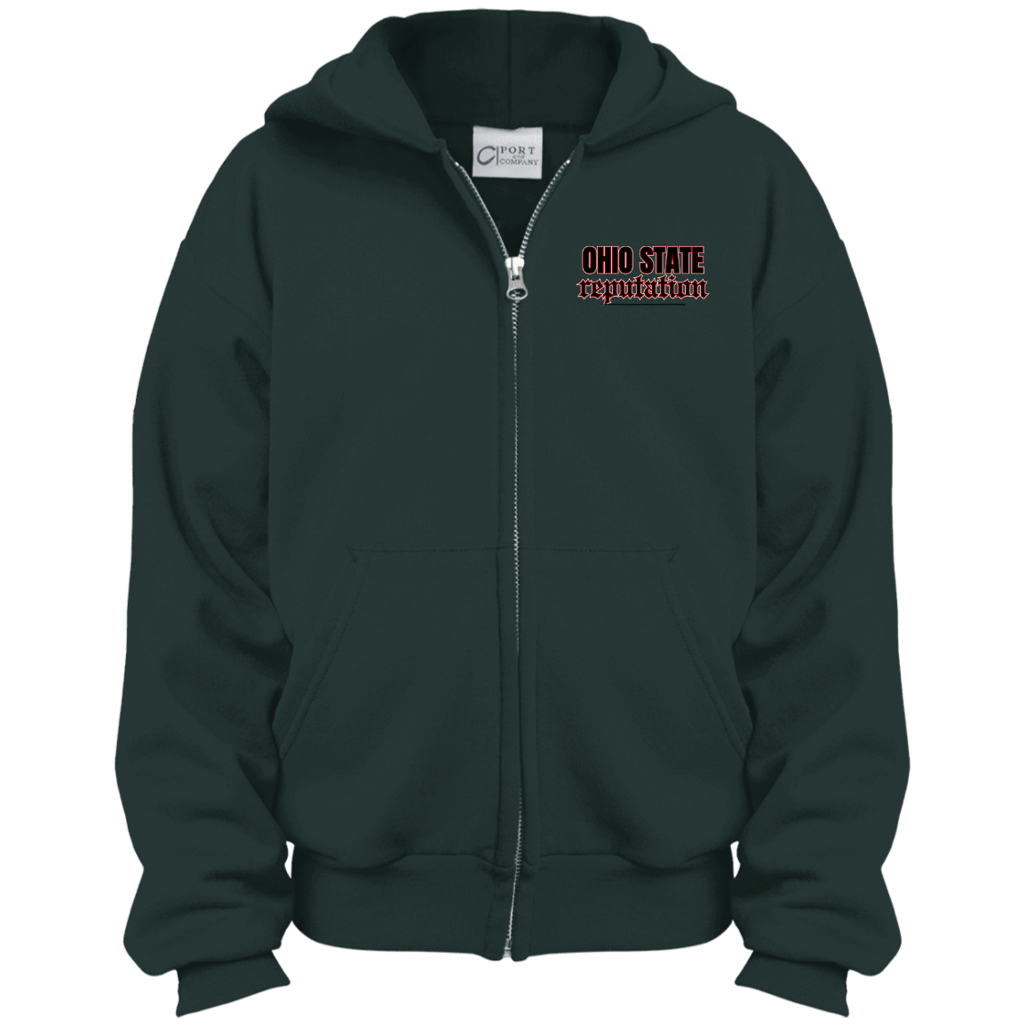 REPUTATION Ohio State Youth Full Zip Hoodie