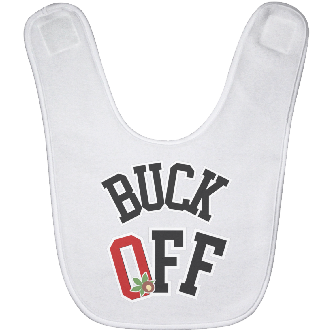 BUCKOFF Ohio State Baby Bib