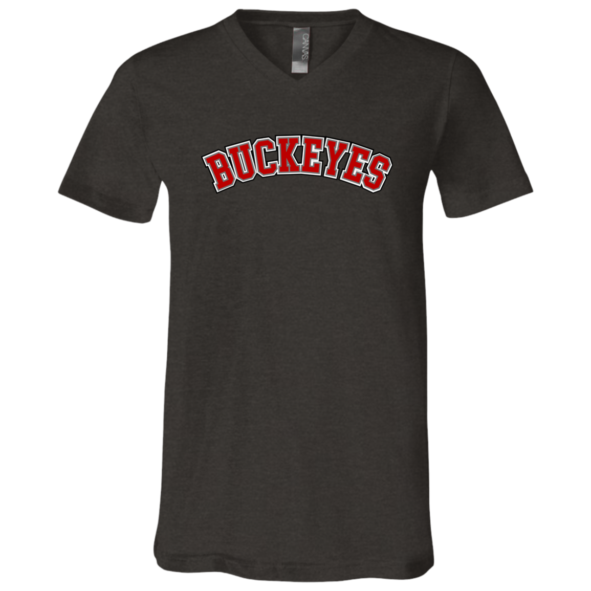 BUCKEYES Ohio State Unisex Jersey SS V-Neck T-Shirt