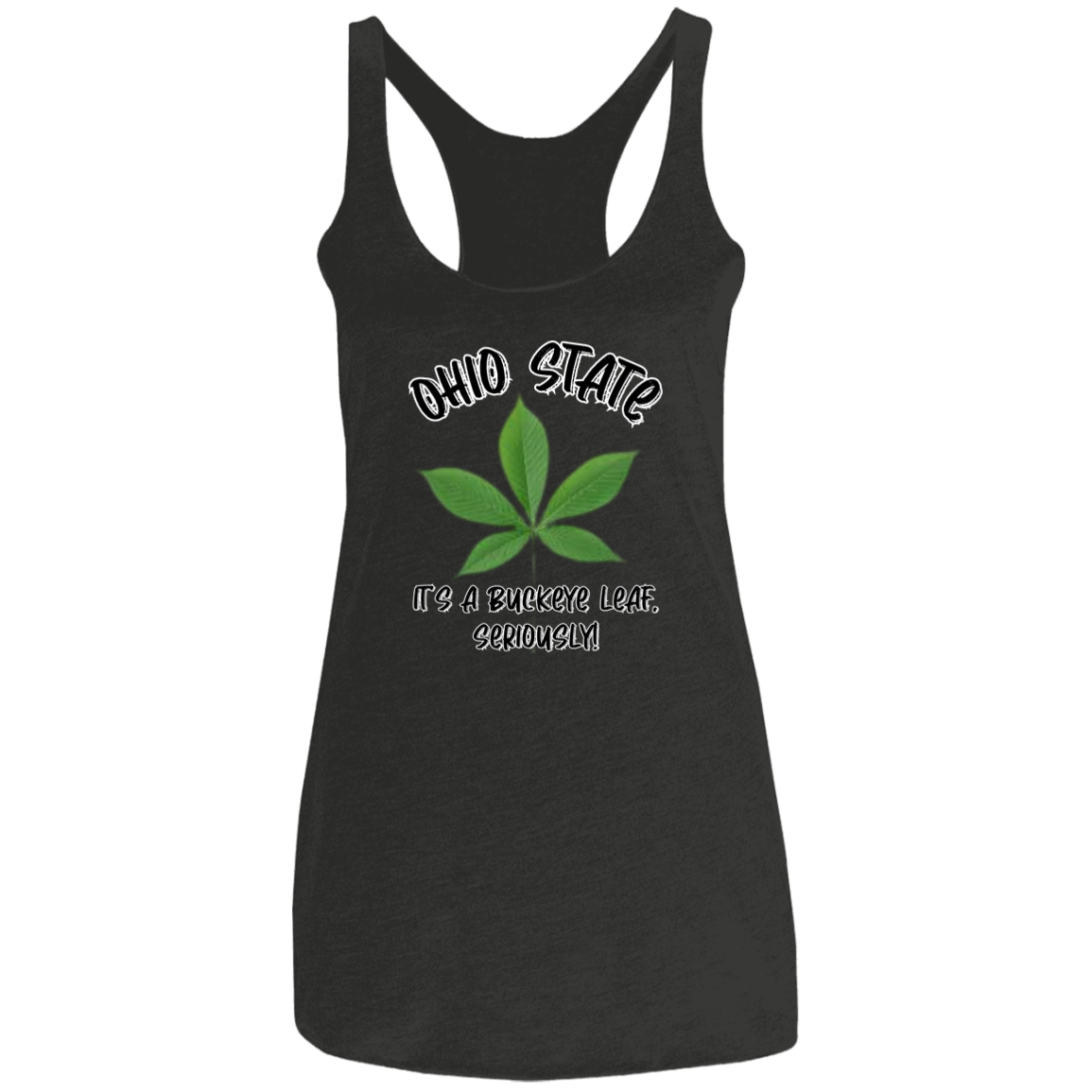 SERIOUSLY Ohio State Ladies' Triblend Racerback Tank