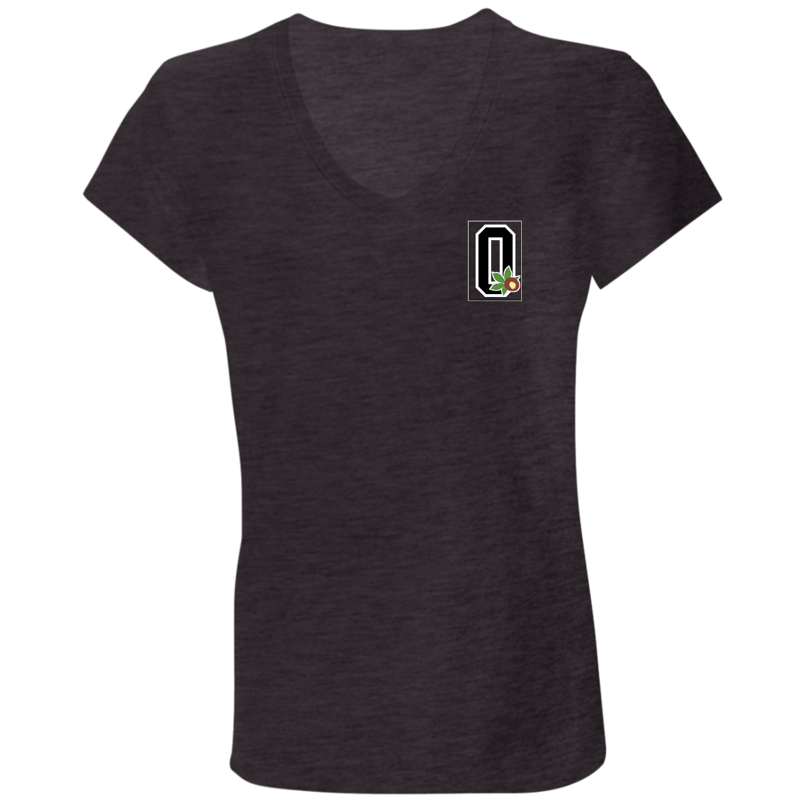 GIVEN'S Ohio State Ladies' Jersey V-Neck T-Shirt