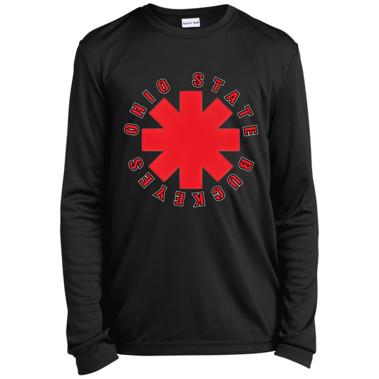 REDHOT Ohio State Youth Long Sleeve Performance Tee