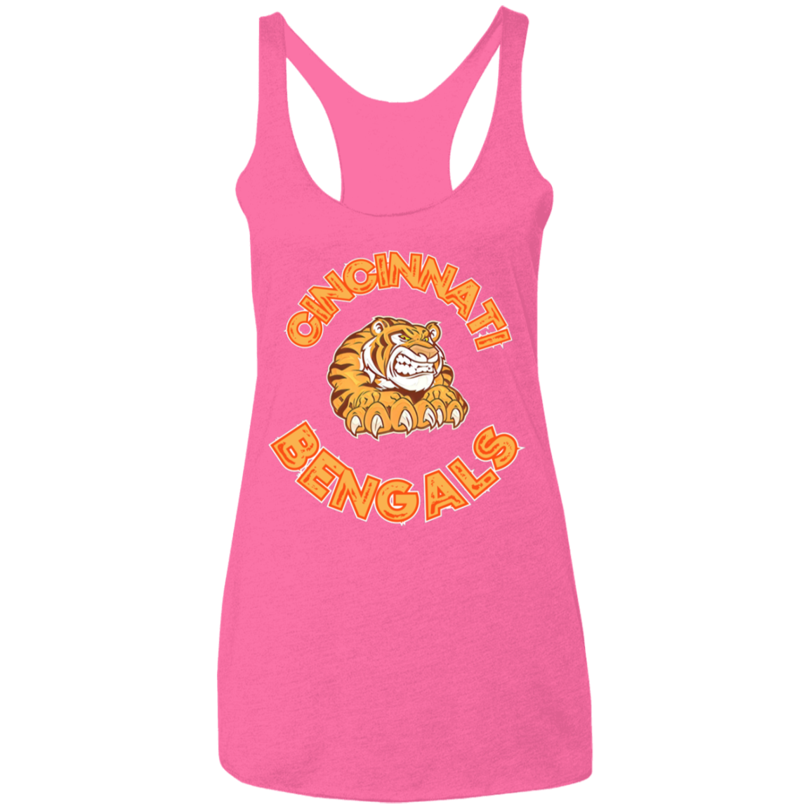 Cincinnati RETRO Ladies' Triblend Racerback Tank