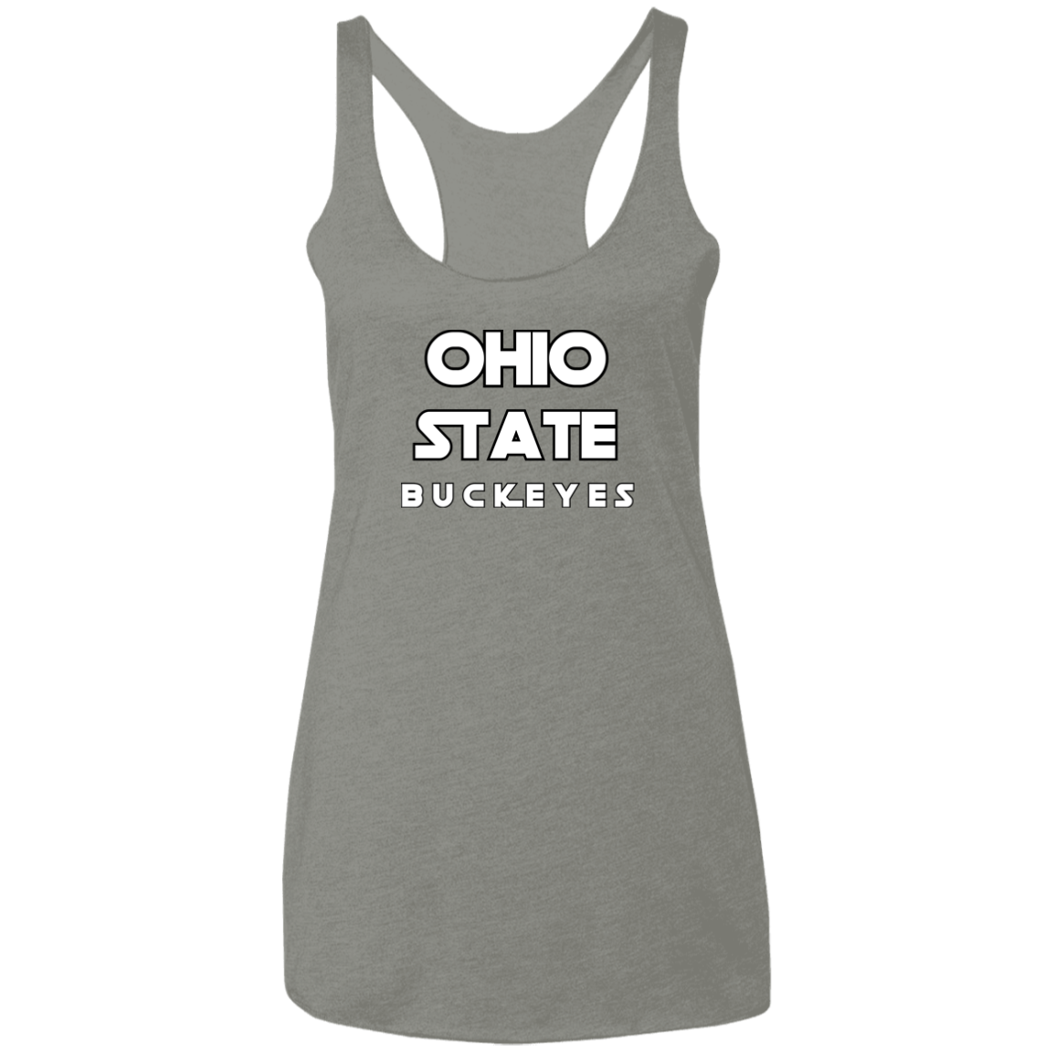 STAR Ohio State Ladies' Triblend Racerback Tank