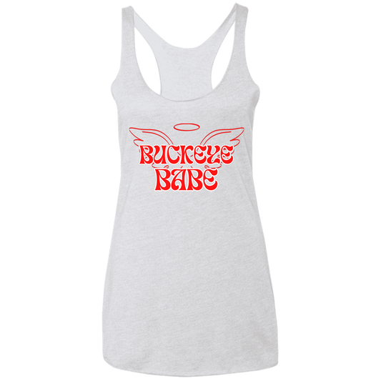 BABE Ohio State Ladies' Triblend Racerback Tank