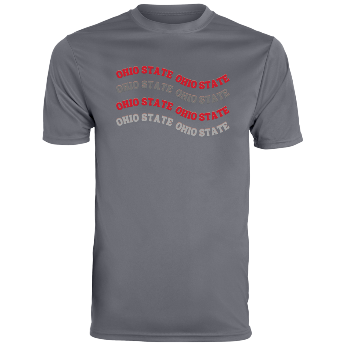 WAVE Ohio State Men's Moisture-Wicking Tee