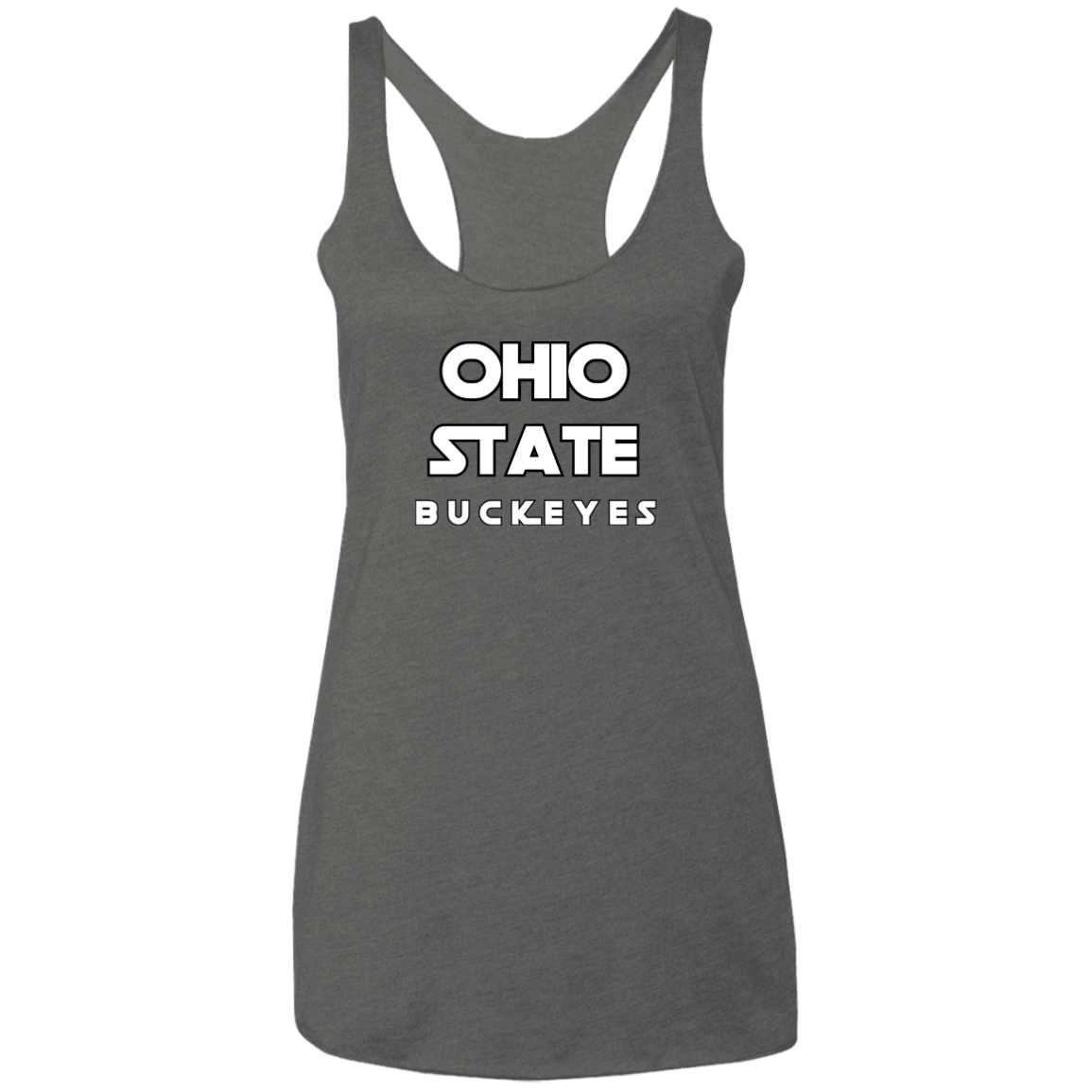 STAR Ohio State Ladies' Triblend Racerback Tank